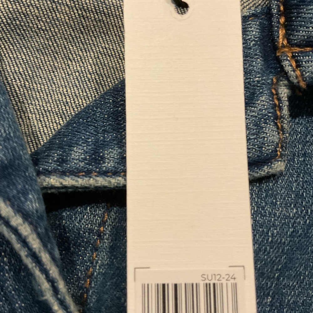 NWT Chico’s Silver Studded Denim Jean Jacket Y2K Blue sz Small - Picture 2 of 6